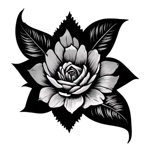 Aloha Neck Tattoo For Men