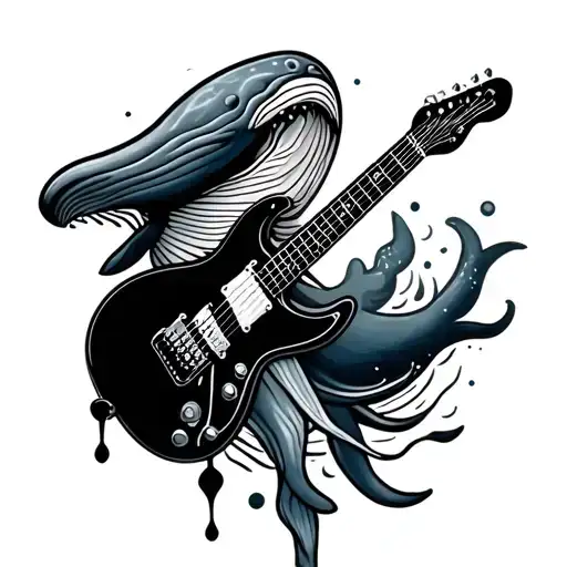 Whale And Electric Guitar