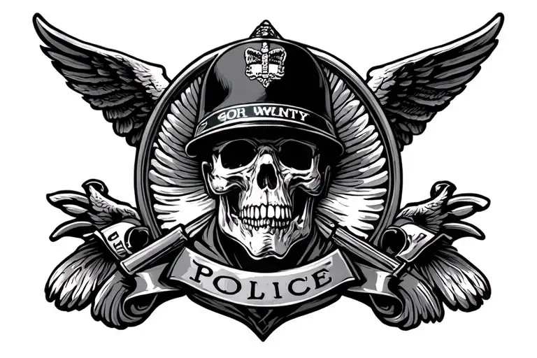 Medival Engraving Police Theme