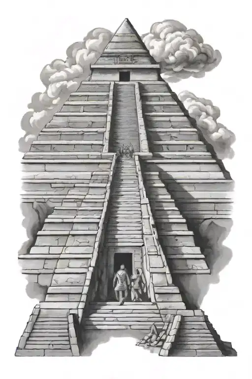 Mayan Pyramid Emerging