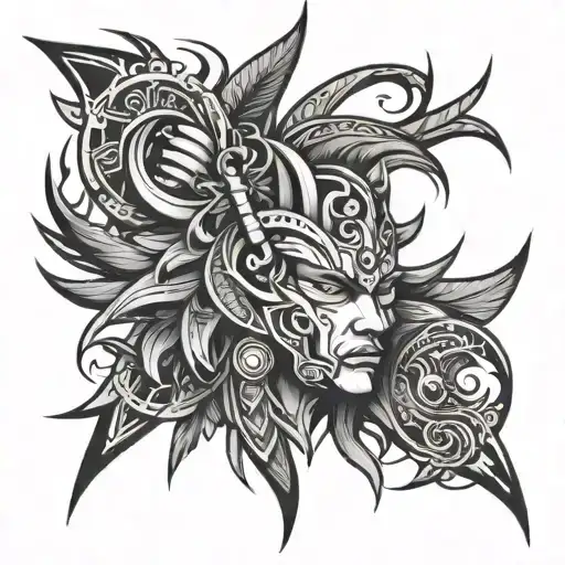 Tribal And Anime