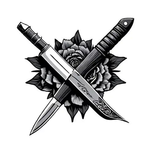 Knife Crossed