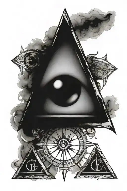 All Seeing Eye G Compass And Square