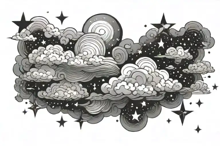 Clouds And Stars