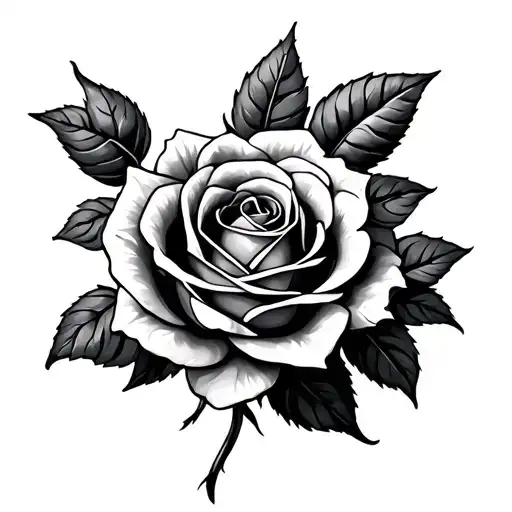 Flower Chest Tatoo Male Rose