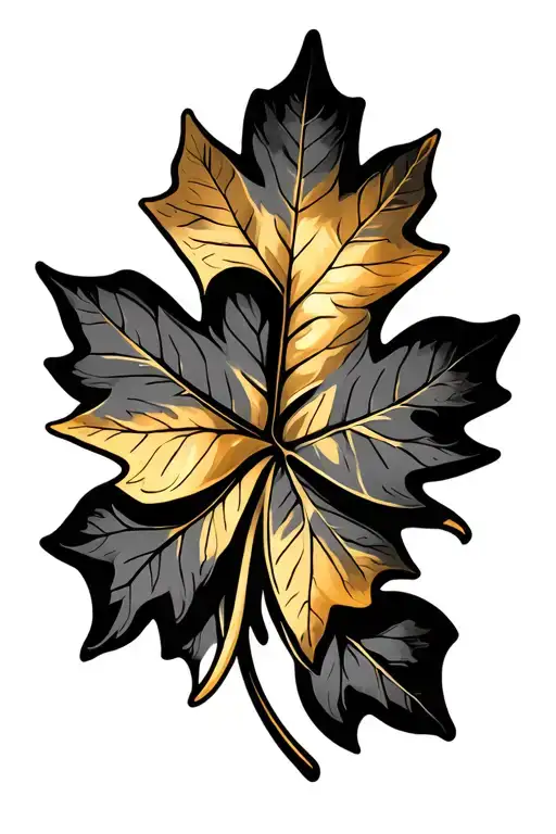 Shamrock Maple Leaf Golden