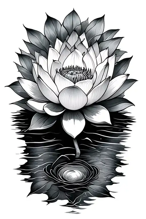 Addiction Recovery Lotus Flower