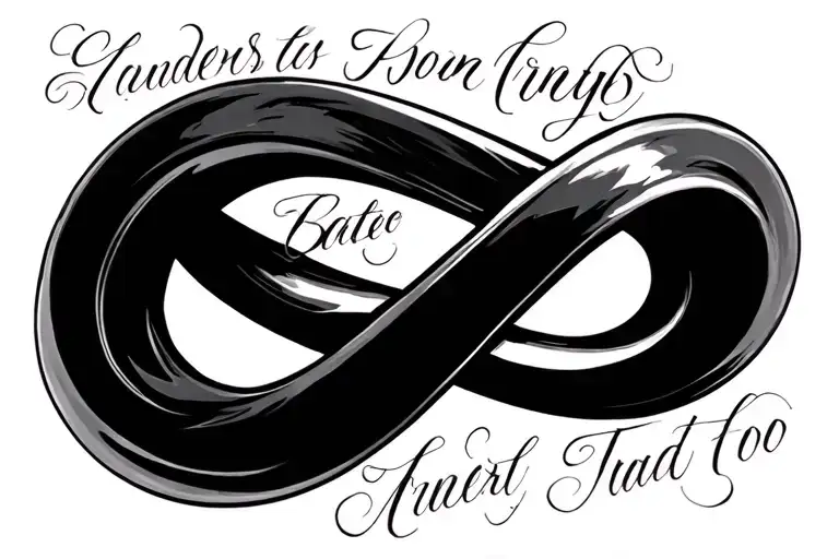 Infinity Symbol With Names