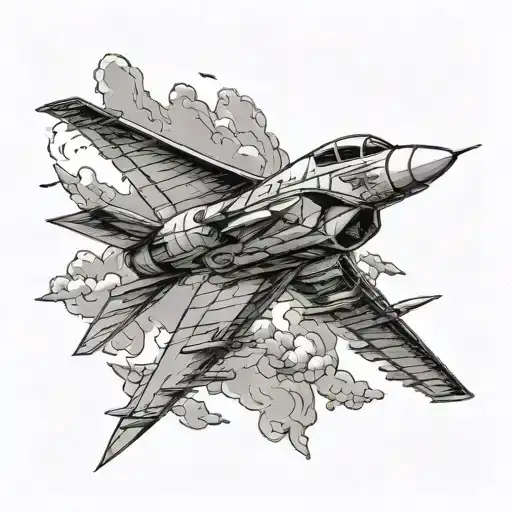 Fighter Jet Flying