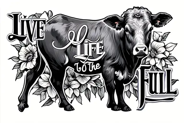 Live Life To The Full Calf