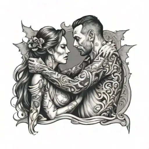 Husband And Wife Been Through Tough Times And Still Stuck Together