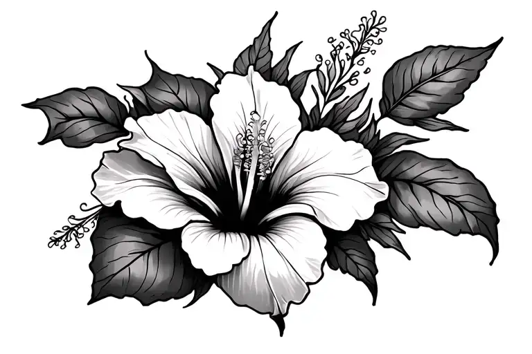 Hibiscus Tramp Stamp