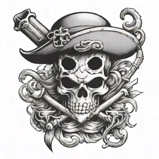 Straw Hats Jolly Roger Anime