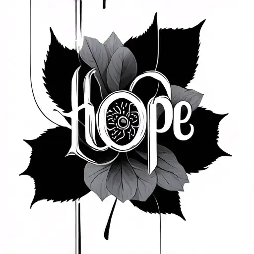 Minimalist Tattoo Design Which Means Hope