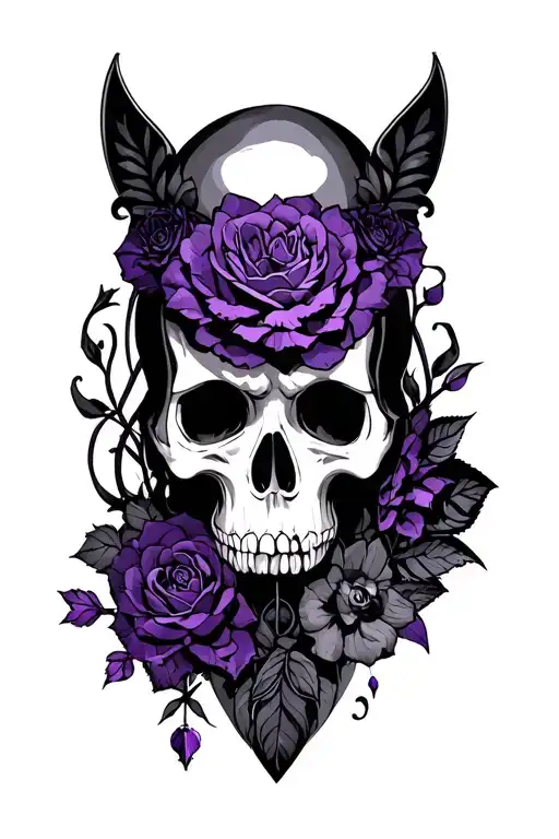 Gothic Purple And Black
