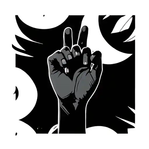 Minimalist Tattoo Near Thumb Which Means Hope And Peace