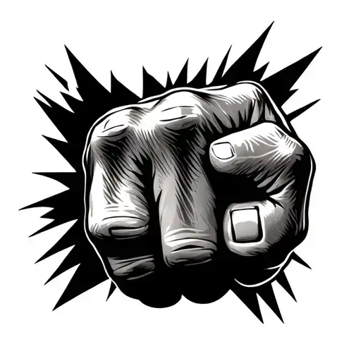 Africa Black Power Fist