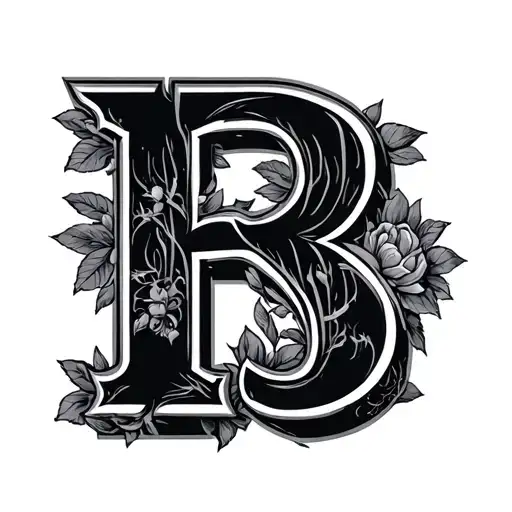 Classic Style Featuring The Letters A R And B