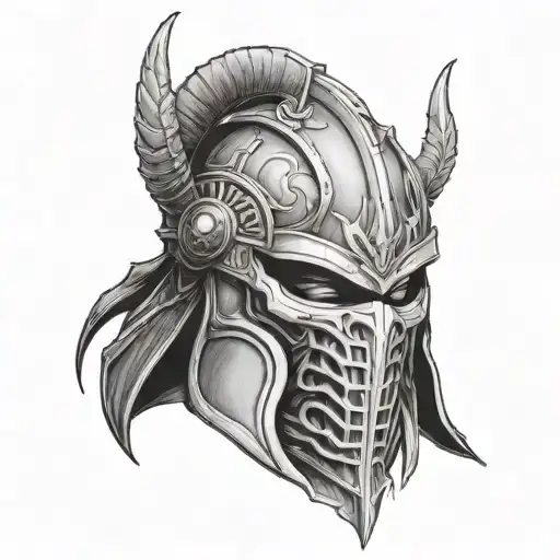 Shao Kah Helmet From Mortal Kombat