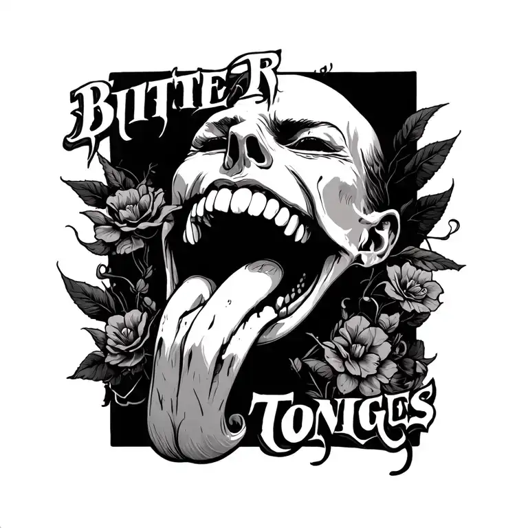 The Album Cover Bitter Tongues By James Marriott