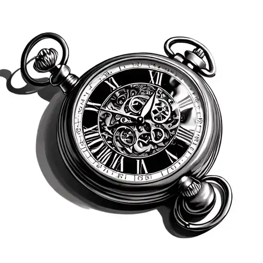 Pocket Watch With Intricate