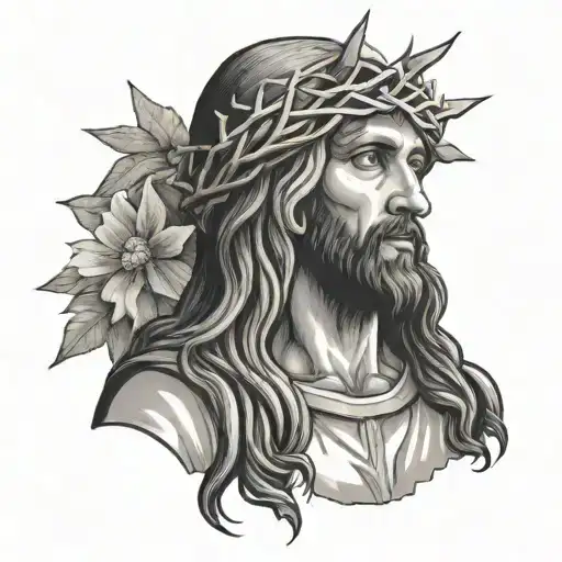 Jezus Christ Crucified And Heads
