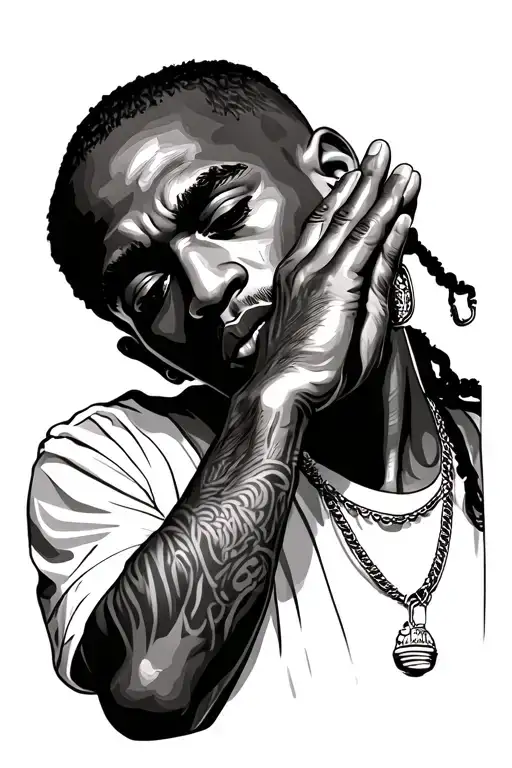 2Pac Praying