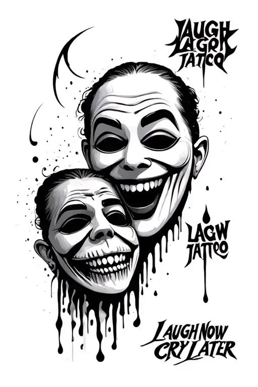 Laugh Now Cry Later Mask