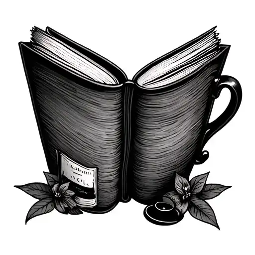 Small Book And Coffee Cup