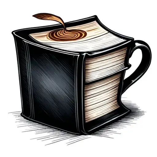 Small Book And Coffee Cup