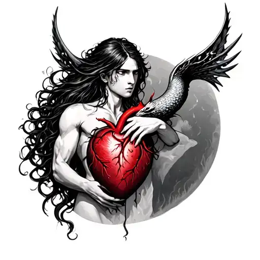 Siren Pulling Out His Heart