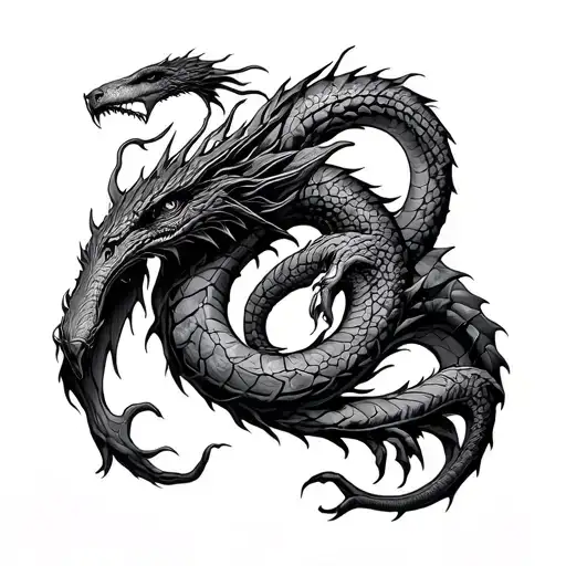 Jormungandr Tree Norse Runes