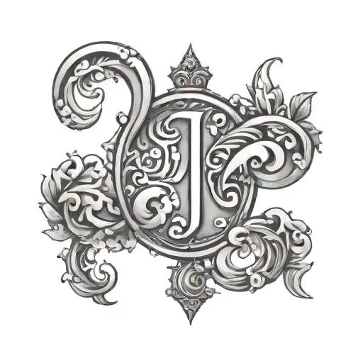 Charm Initials J S