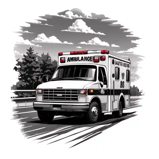 Ambulance On Highway