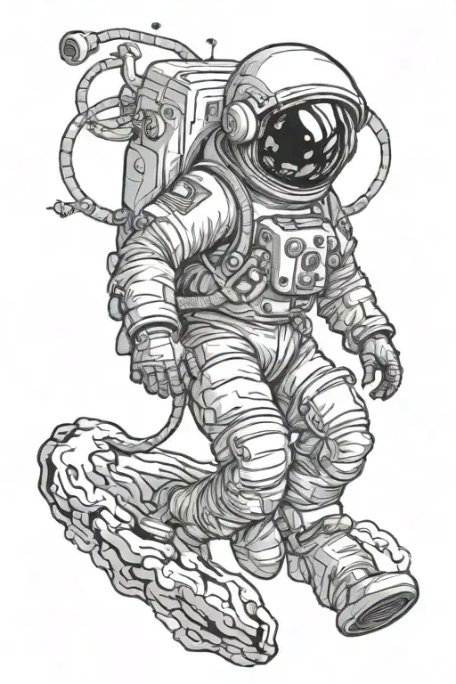 Astronaut Lost In Space