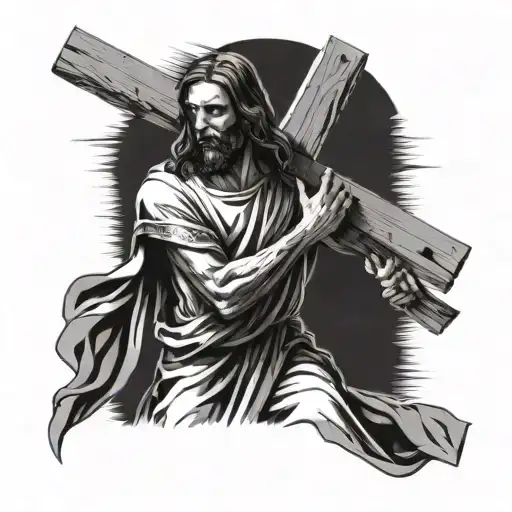 Jesus Carrying The Cross