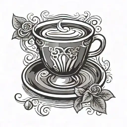 A Retro Coffee Cup