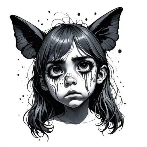 Little Face With A Sad Line