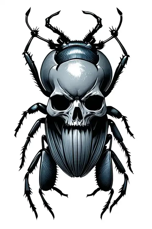 Bug That Mimics A Skull