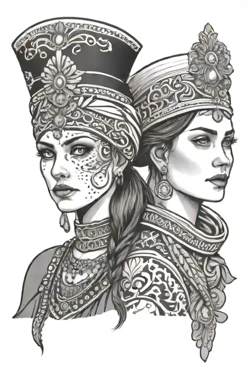 Russian Girl And Topi