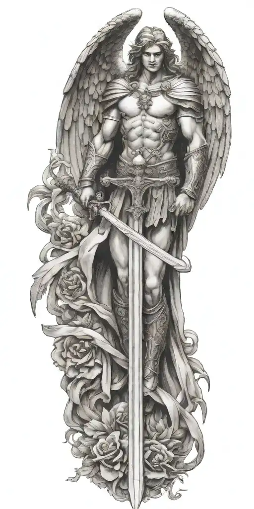Archangel Michael Sword Cross