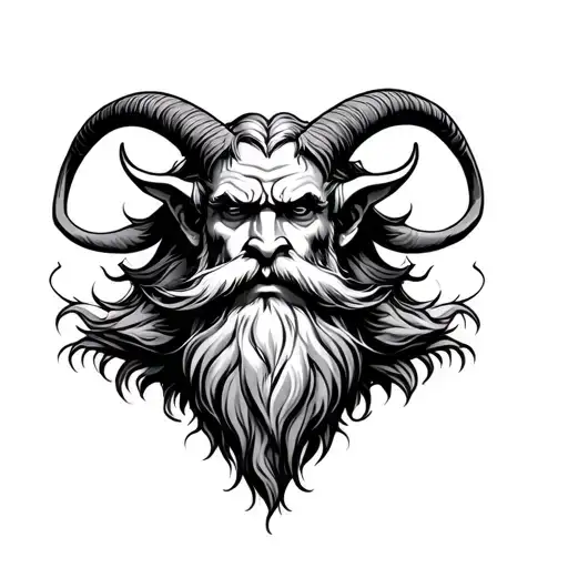 Satyr With Big Beard