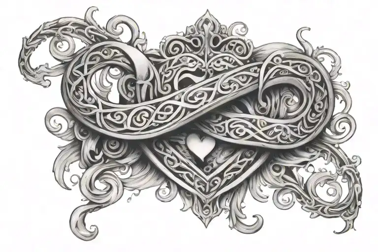 Infinity And Heart Norse Mythology