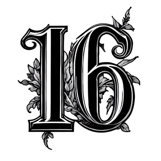 I Want The Number 16 In Roman Numerals