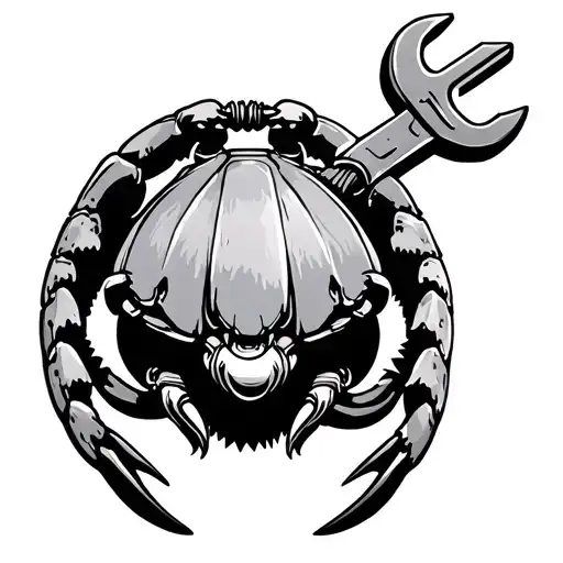 Horseshoe Crab Helmet Wrench Symbolizing