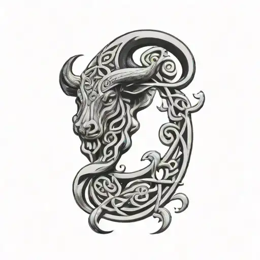 Celtic Bourors Incorporate Taurus Symbol
