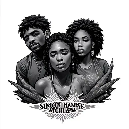 Simon Hanaite - Salomy Hichilema A Names On My Hand With Nice Art As A Band