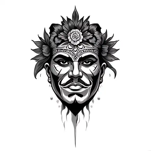 Chicano Tattoo Face