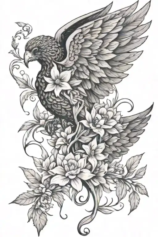 The Wings Of Flowers Growing In Adversity
