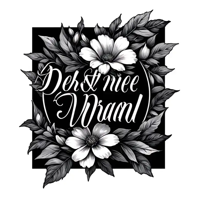 Flowers And Foliage With Names Incorporated